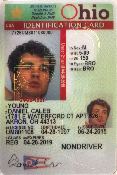 Daniel's ID Card
